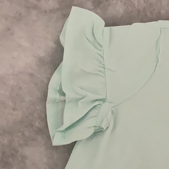 Ruffle-Sleeve Pocket Tee, XL (14) PLUS - Picture 3 of 3